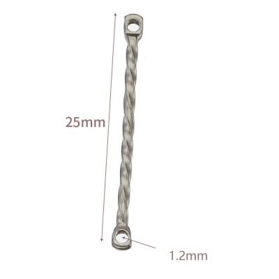 Connecting rod 12mm surgical steel 10pcs in a package