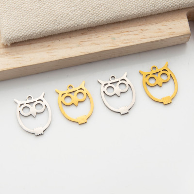 Přívěsek sovička chirurgická ocel dvě barevné varianty