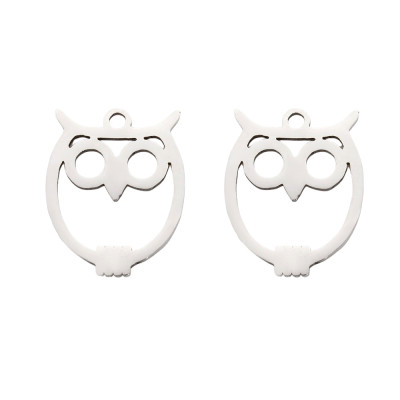 Přívěsek sovička chirurgická ocel dvě barevné varianty