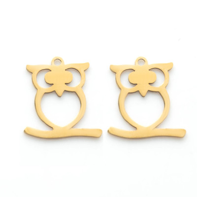 Přívěsek sovička chirurgická ocel dvě barevné varianty