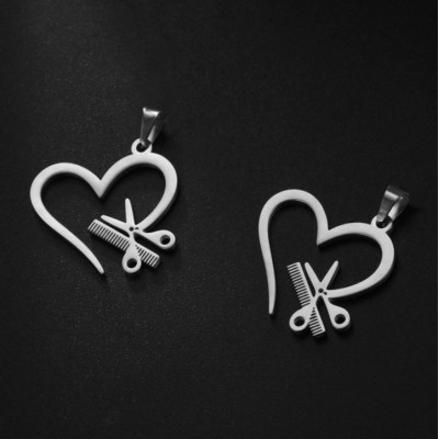 Surgical steel owl pendant