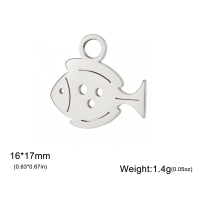 Pendant LIZARD surgical steel