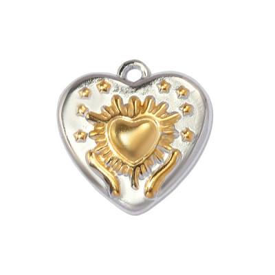Přívěsek srdíčko nerezová ocel 304