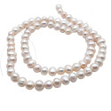 Tiny freshwater golden-purple oval-shaped pearls 4-4.5mm