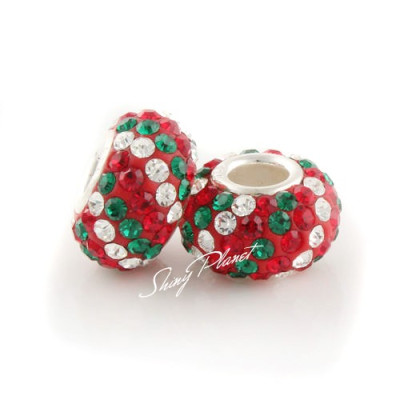 Emerald, Light Siam, Crystal, AG 925