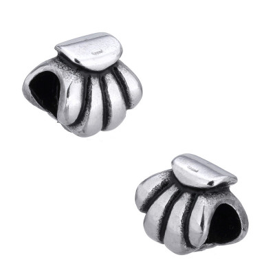 Bead seashell of surgical steel