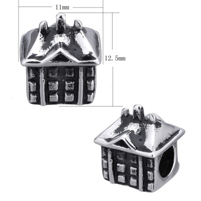 Bead large house made of surgical steel