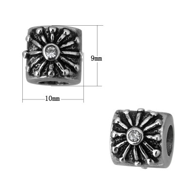 Bead roller with sunshine made of surgical steel