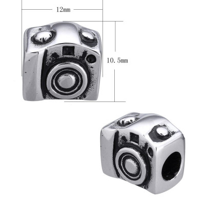 Bead camera made of surgical steel