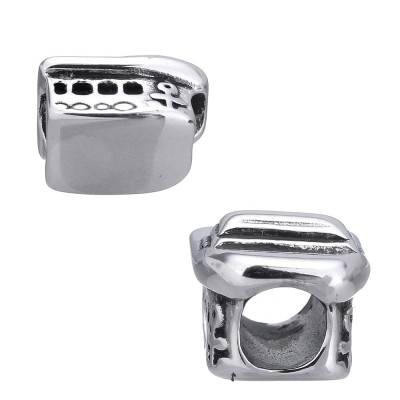 Bead ship made of surgical steel