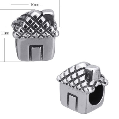 Bead house made of surgical steel