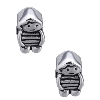 Bead little boy of surgical steel