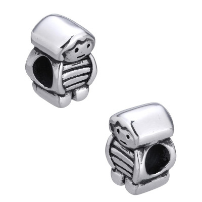 Bead little boy of surgical steel