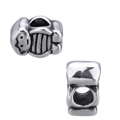 Bead little boy of surgical steel