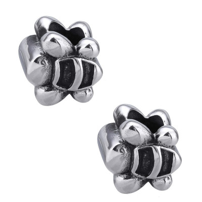 Bead of surgical steel bee