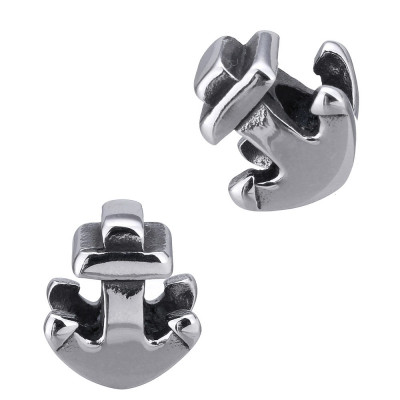 Surgical steel bead anchor