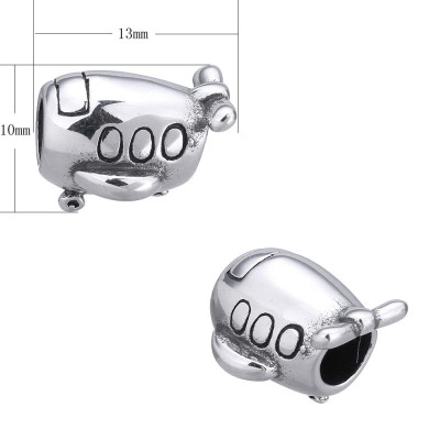 Bead plane in two color variants of surgical steel