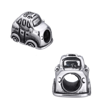 Bead toy car made of surgical steel