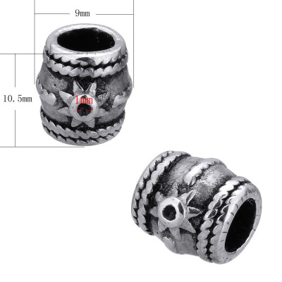 Surgical steel bead