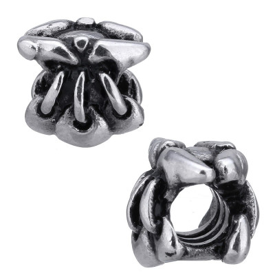 Bead paw with claws of surgical steel