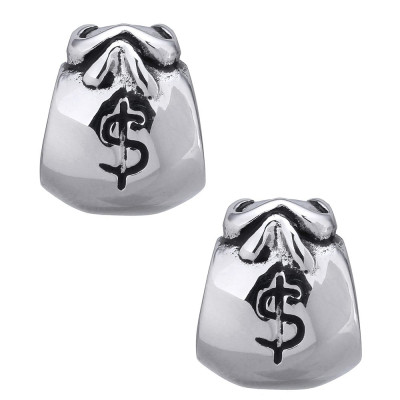 Bead purse and money made of surgical steel