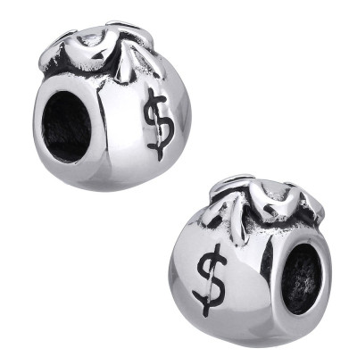 Bead purse and money made of surgical steel