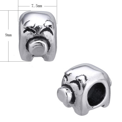 Korálek prasátko z chirurgické oceli