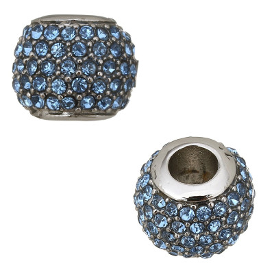 Large bead with surgical steel