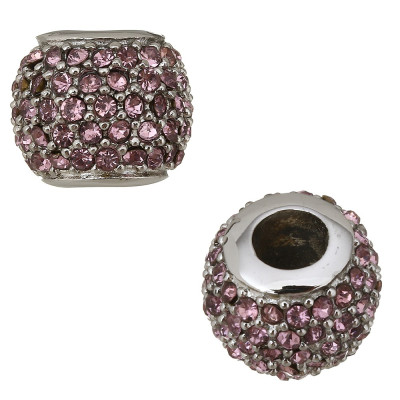 Large bead with surgical steel