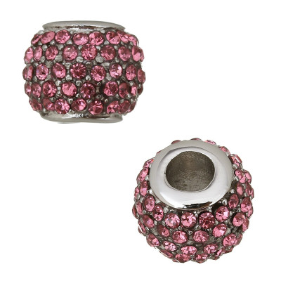 Large bead with surgical steel