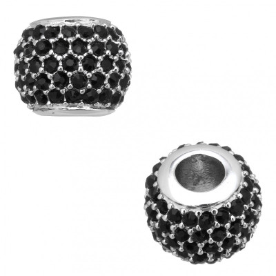 Large bead with surgical steel