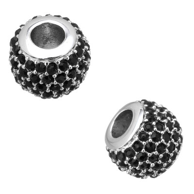 Large bead with surgical steel