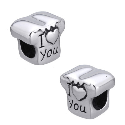 Korálek tričko s nápisem I love You