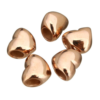 Bead heart smooth polished of surgical steel