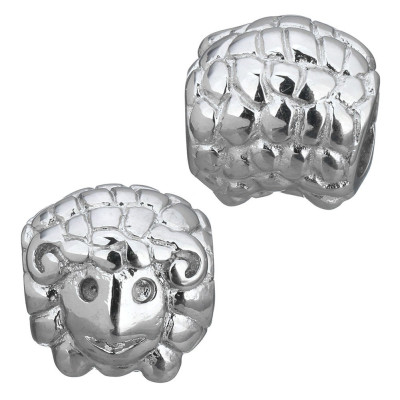 Surgical steel lamb bead