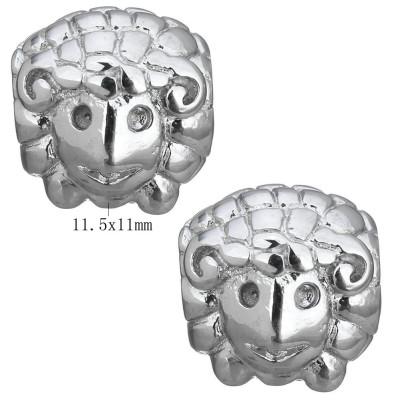 Surgical steel lamb bead