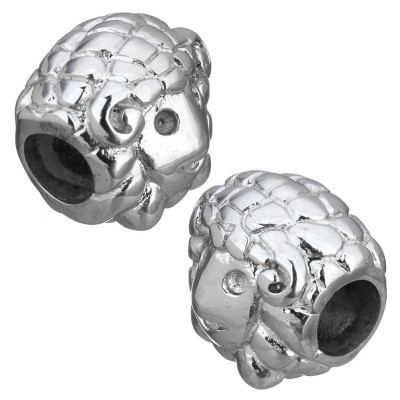 Surgical steel lamb bead