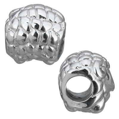 Surgical steel lamb bead