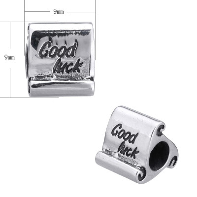 Korálek s nápisem Good luck