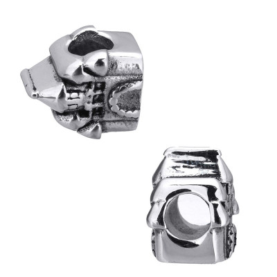 Bead lock in two color variants of surgical steel