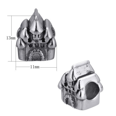 Bead lock in two color variants of surgical steel