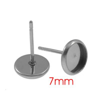 Puseta lůžko VNITŘNÍ ČÁST 6,5mm z chirurgické oceli