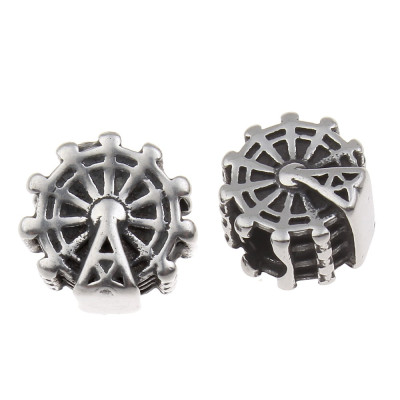 Surgical steel large bead