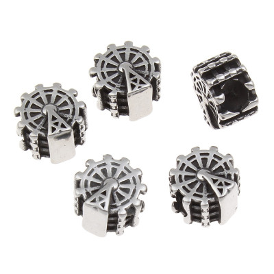 Surgical steel large bead