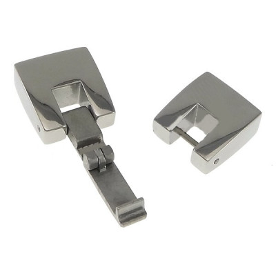 Stainless steel watch band claps