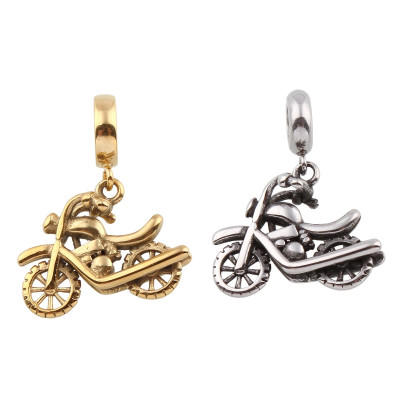 Surgical steel motorcycle pendant loop