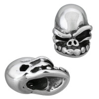 Bead skull made of surgical steel

