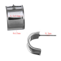 Puseta s miskou o velikosti 5,5 x 11mm z chirurgické oceli