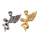 Kneeling angel pendant made of surgical steel