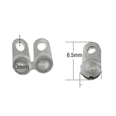 Stainless Steel Bead Tips 3mm